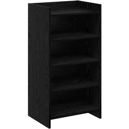 VidaXL Ormar za cipele Crni hrast 48 x 36 x 92 cm Konstruirano drvo - Crni hrast Slike