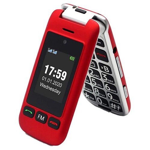 Telefon na tipke Artfon F20 preklop Red Cijene