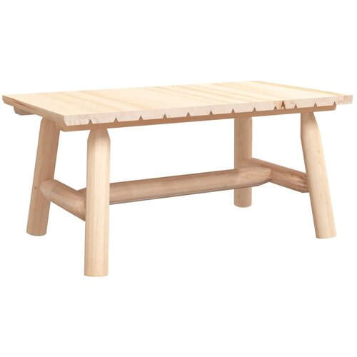 Maison Chic Klubska mizica - kavna mizica - Nizka mizica 90x50x41 cm trdna smrekovina, (21754602) Slike