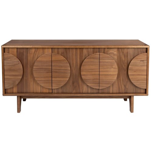 Zuiver Rjava nizka komoda v orehovem dekorju 120x58 cm Groove &amp;ndash; Slike