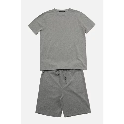 Trendyol Gray Men's Regular Fit Pajamas Set