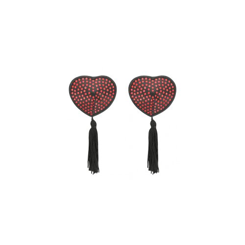 Coquette klobučki za bradavičke Heart rdeči Slike