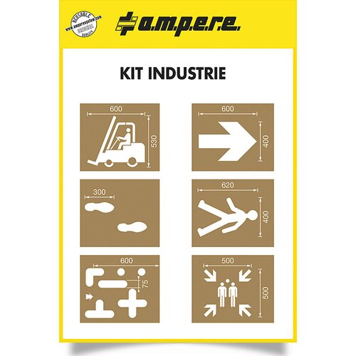 a.m.p.e.r.e Komplet šablon, industrija, 6 šablon, karton Cene