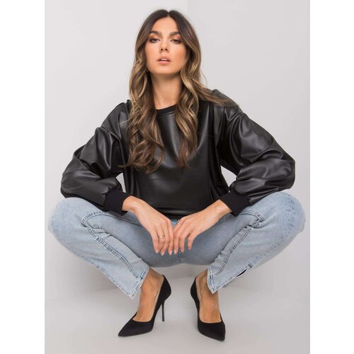 RUE PARIS Sweatshirt-RV-BL-7352.52-black Slike