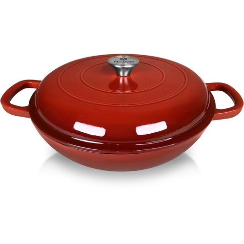 Mondex nizek litoželezni pekač Rodeluxe Brytfanna 30x34x6cm krem 1kos, (5000313536) Slike