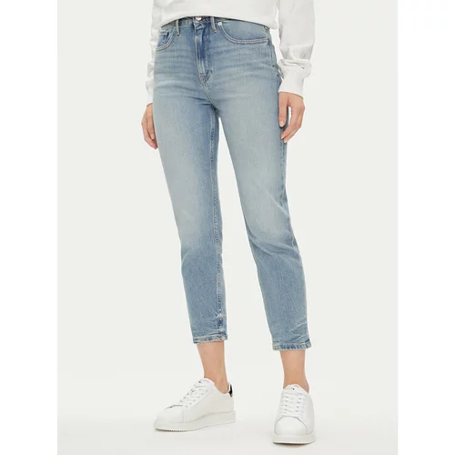 Tommy Hilfiger Jeans hlače WW0WW41316 Modra Slim Fit