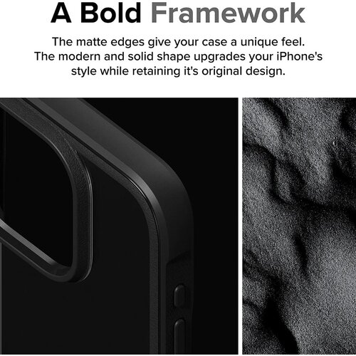 Ringke Fusion Bold maska za iPhone 15 Pro Max - crna Slike