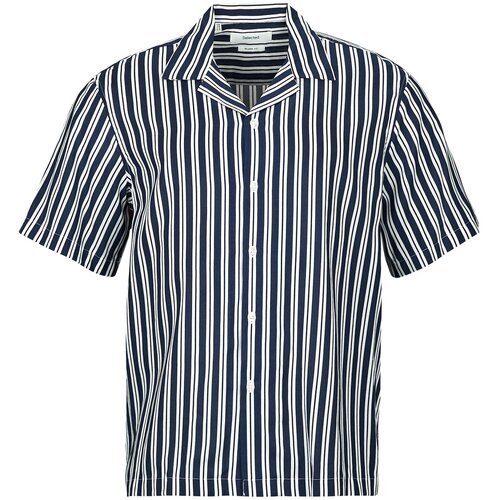 Selected SLHRLXAIR MIX SS SHIRT Tamno plava Cijene