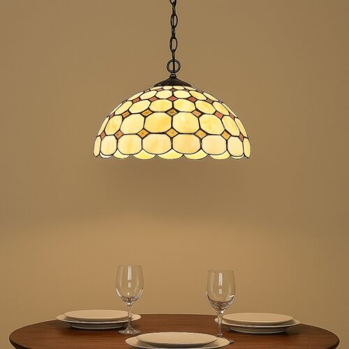  Brilagi - Tiffany vitražni luster na lancu DORAN 2xE27/60W/230V Slike