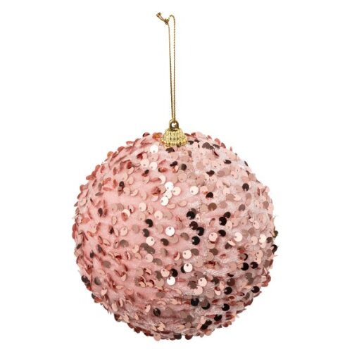Atmosphera novogodišnji ukras za jelku kuglice d. 12 cm roze (198598) Cene