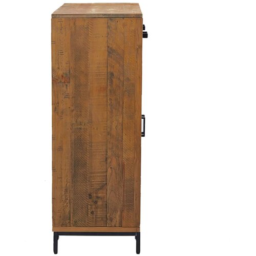  Stalak za cipele 75 x 40 x 110 cm od masivne borovine Slike