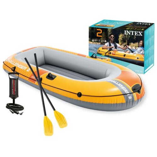 Intex napuhujući čamac Challenger 2 za 2 osobe, s pumpom i 2 vesla, 66312 Cene