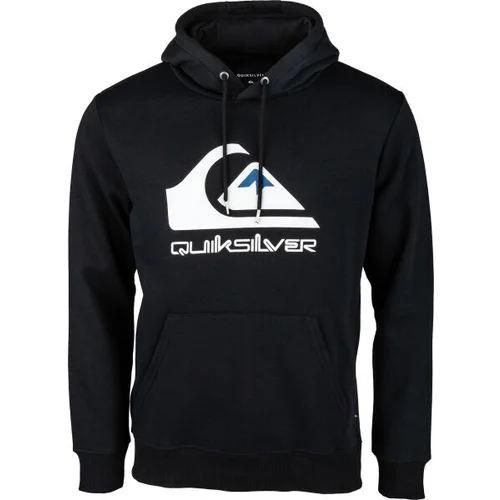 Quiksilver BIG LOGO HOOD Muška dukserica, crna, veličina