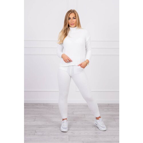 Kesi Two-piece ecred set of alpaca sweaters Cijene