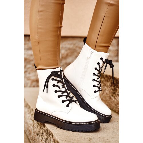 Kesi Women's Flat Boots White Kognito Cijene