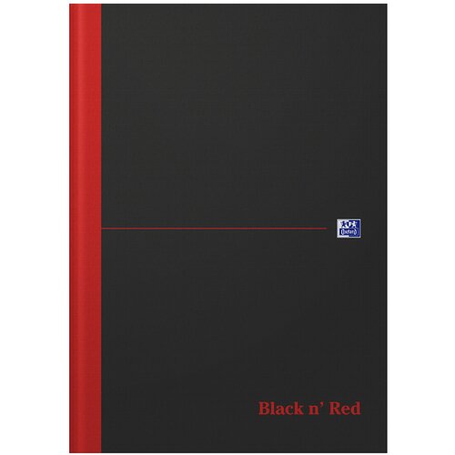 Oxford Black n, Rdeč zvezek - vezan, DIN A4, črtan, (21654857) Cene