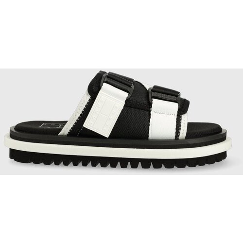 Tommy Jeans Natikači žensko, črna barva Slike