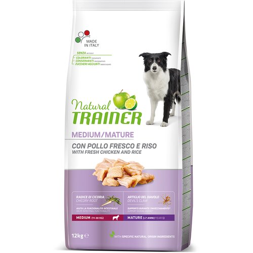 Nova Foods Trainer Natural Medium Senior - Varčno pakiranje: 2 x 12 kg Slike