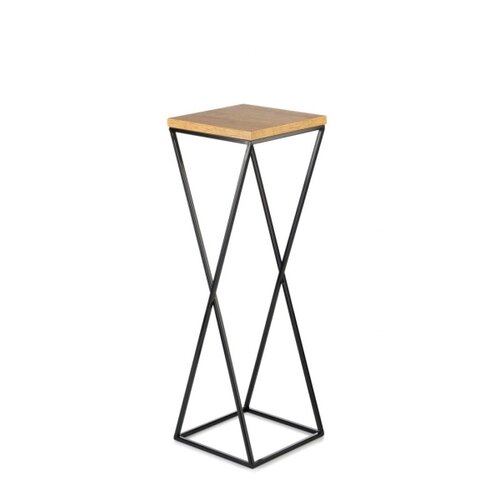  Stalak za cveće 70x24 cm crni/smeđi Slike