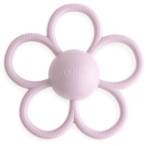 Mushie Rattle Teether Toy grizalo z ropotuljico Soft Lilac 1 kos Cene