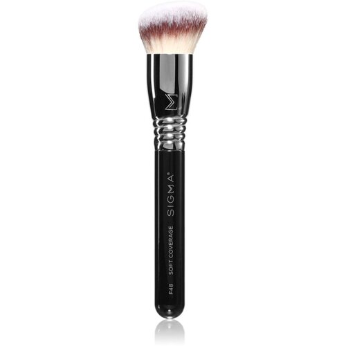 Sigma Beauty Face F48 Soft Coverage čopič za kremasti in tekoči puder 1 kos Cene