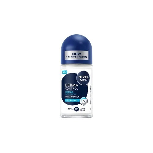 Nivea Roll-on dezodorans za mu&scaron;karce Derma Control Defend, 50 ml Cene