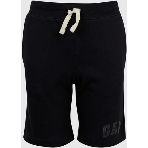 GAP Black boys' shorts sweatpants with logo Slike