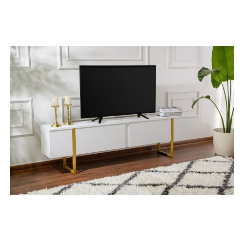 Hanah home TV polica Serenity White Gold Cene