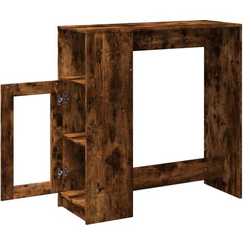 VidaXL barski stol s držačima boja hrasta 101x40x103,5 cm drveni Slike