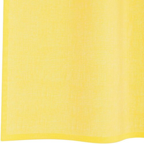 Voile zavjese s petljama 2 kom žute 140x225 cm Slike