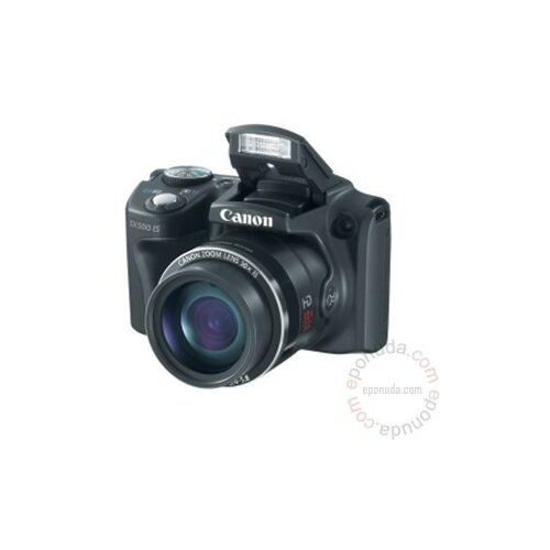 Canon PowerShot SX500 IS Black digitalni fotoaparat Slike