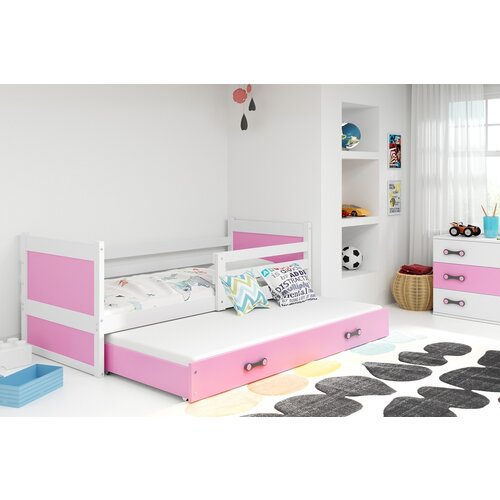 BestBed Postelja RICO z mo�nostjo dodatnega le�i��a-Bela-Roza Cene