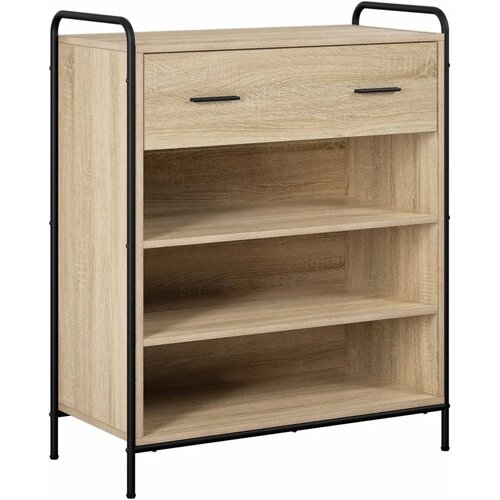  Ormar za cipele 76 x 36 5 x 93 cm Konstruirano drvo - Hrast sonoma 76 x 36 5 x 93 cm 1 ladica i 3 police Slike