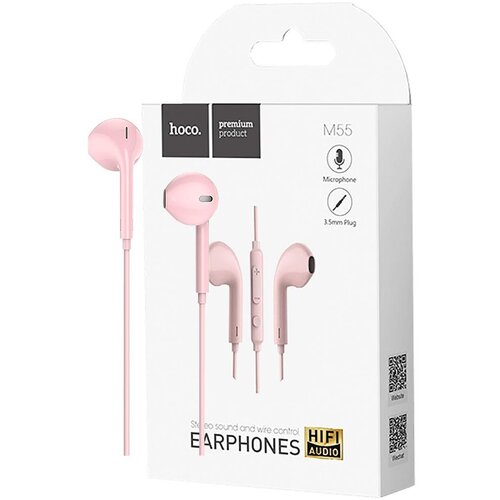 Hoco Slušalice sa mikrofonom, 3.5 mm, dužina kabela 1.2 met, pink – M55 Memory sound Pink Cijene