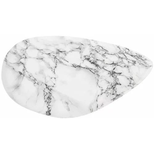 PT LIVING Kovinski dekorativni pladenj 26x29.5 cm Marble Look –