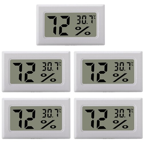 INF Mini digitalni higrometer/termometer 5 paketov White, (21265146) Cene