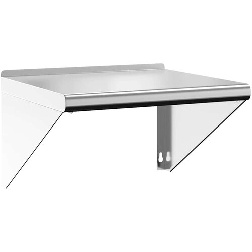Maison Chic Stenska polica - Viseča Polica 50x45x31cm srebrna nerjaveče jeklo, (21758639) Slike