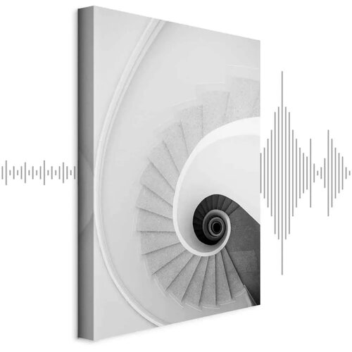  Slika - White Stairs (1 Part) Vertical 40x60 Akustična Cijene