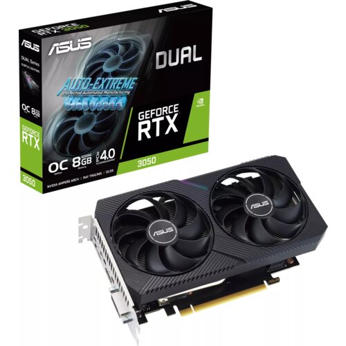  grafična kartica asus geforce rtx 3050 dual oc V2, 8GB GDDR6, pci-e 4.0 Cene