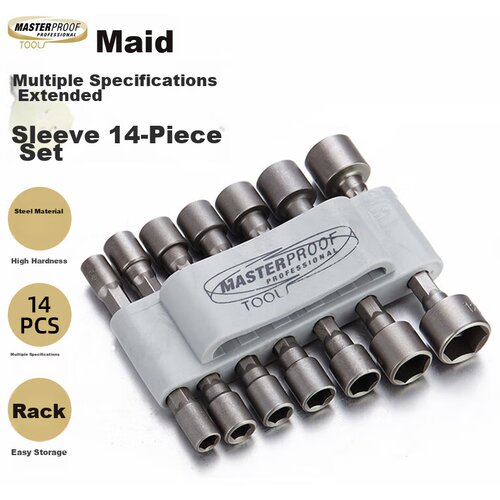  Masterproof Set nastavaka i nasadnih ključeva, 14 komada Cene