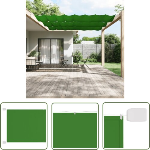  The Living Store Vertikalna markiza svetlo zelena 180x360 cm tkanina oxford - Vertikalna Markiza, (21743331) Slike