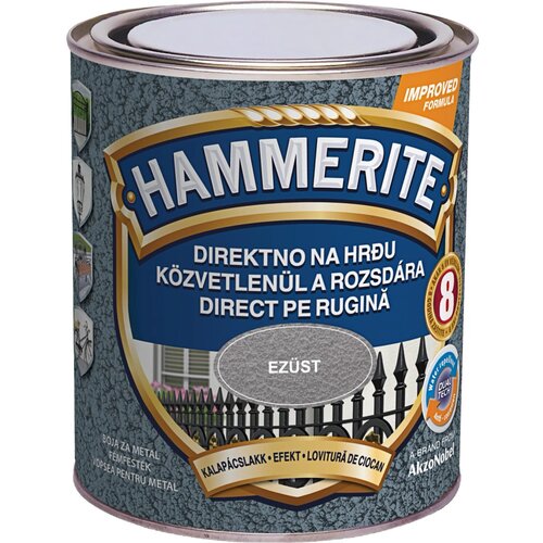 HAMMERITE efekt lak za kovino hammered srebrno siva 750 ml Cene