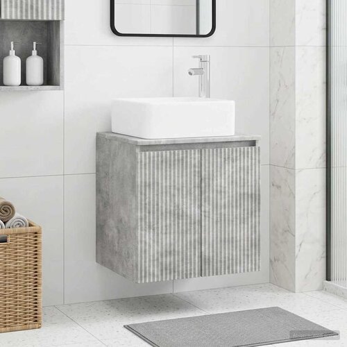  Umivaonik s policom Betonska siva 49,5 x 41 x 63 cm Cene