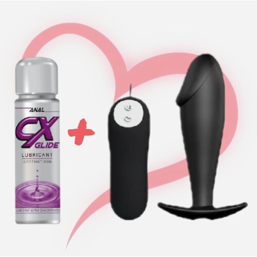 Silikonski analni vibro plug + Lubrikant | Promo 8 Slike