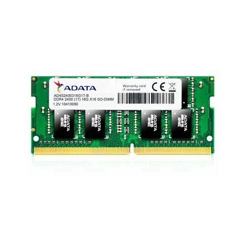 Adata SODIMM DDR4 16GB 2400Mhz AD4S2400316G17-R dodatna memorija za laptop Slike