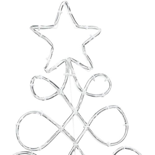  Svjetlo u obliku božićnog drvca &amp;Scaron;areni 78 x 58 cm PVC Slike