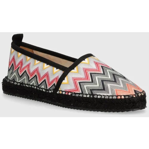 Missoni Espadrile Elle črna barva, M26_001