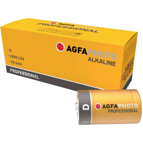Agfaphoto Professional LR20 mono (d)-baterija alkalno-manganov 1.5 V 10 kos, (20641697) Cene
