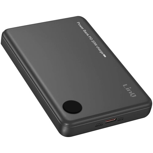 LINQ Power Bank USB-C Power Delivery 20W 15000mAh, združljiv z MagSafe, Črna, (5000190930) Cene