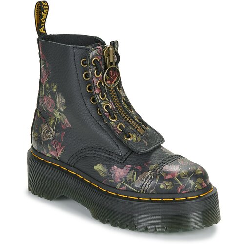Dr. Martens Sinclair Decayed Roses Classic Tumbled Nappa Crna Slike